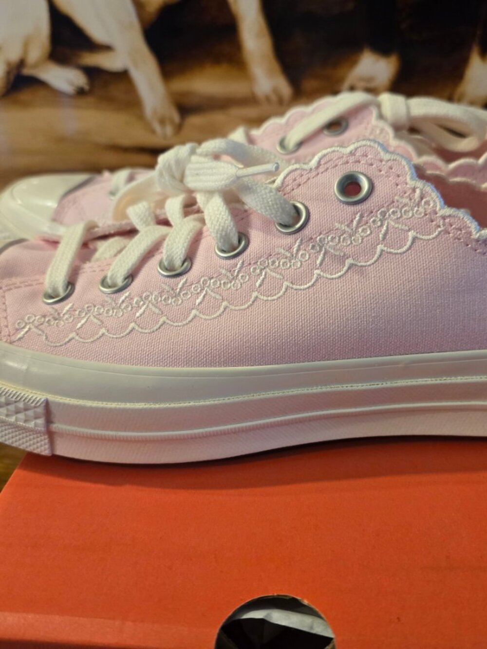 Converse Chuck 70 Embroidered Sugar Berry A13542C Low Top Women's Size 10 US NEW - Picture 2 of 13